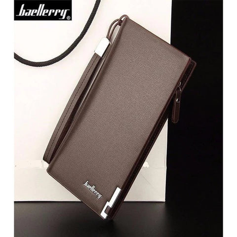 Best Quality Baellerry Long Wallet / Card Holder / Genuine PU Leather